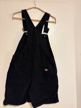 Dickies Short Dungarees in black